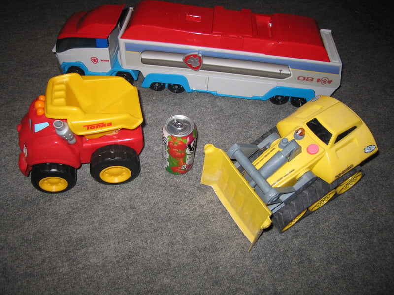 Paw Patrol and Tonka Set of Three Toy Trucks Magic Cars Variant 0