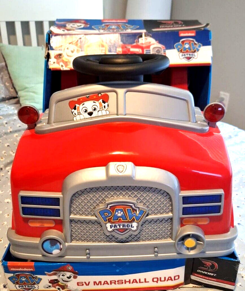 Kids 6V Ride-On Quad Car Toy with Paw Patrol Design Magic Cars 2