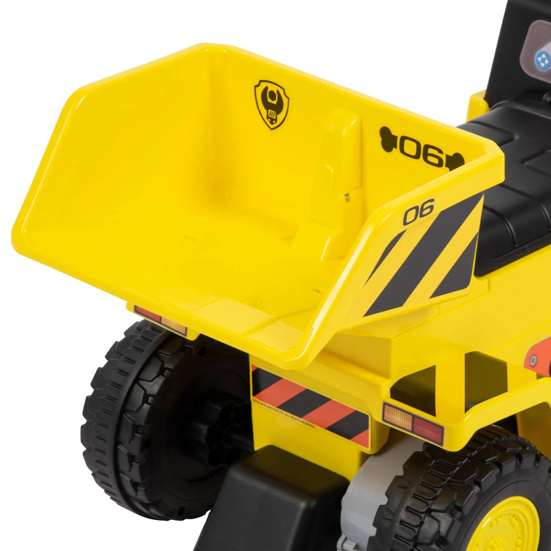 Paw Patrol Rubble 6V Battery-Powered Ride-On Quad with Working Dump Bed for Ages 18 Months and Up Magic Cars 5