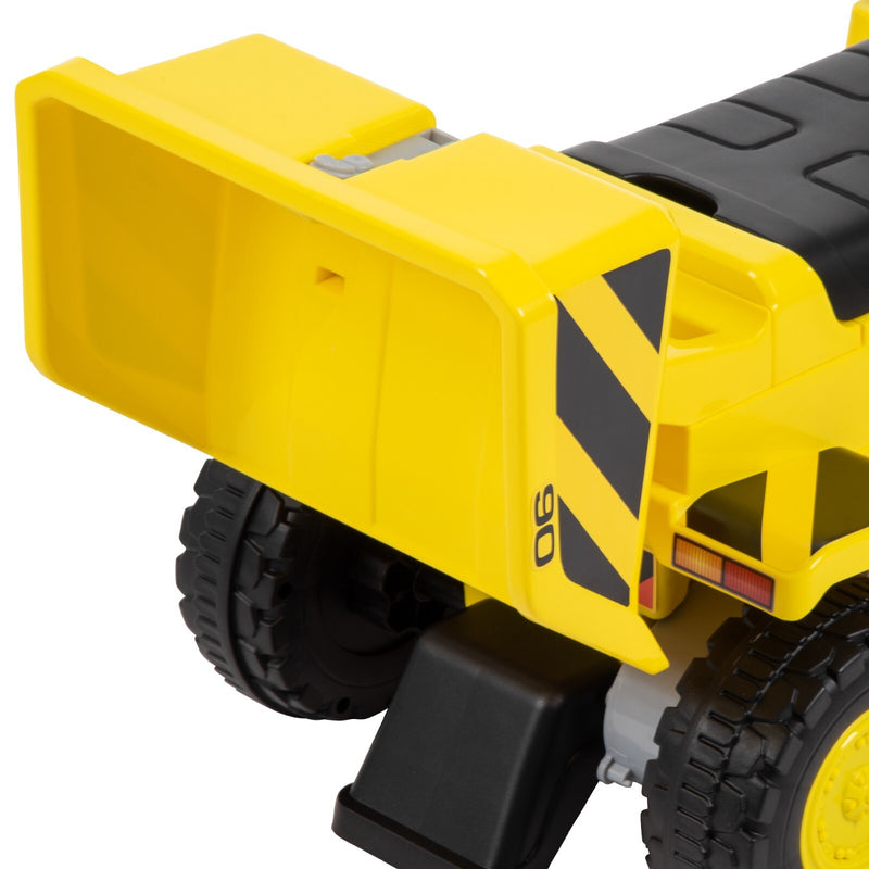 Paw Patrol Rubble 6V Battery-Powered Ride-On Quad with Working Dump Bed for Ages 18 Months and Up Magic Cars 6
