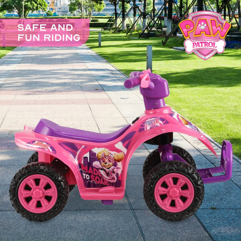 Battery-Powered 6V Electric Quad with Skye Graphics for Ages 2+ Magic Cars 5