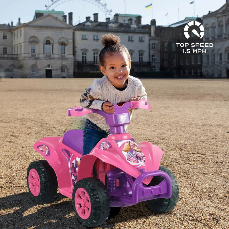 Battery-Powered 6V Electric Quad with Skye Patrol Graphics for Ages 2+ Magic Cars 4