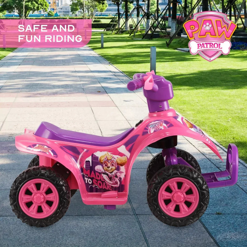 Battery-Powered 6V Electric Quad with Skye Patrol Graphics for Ages 2+ Magic Cars 5
