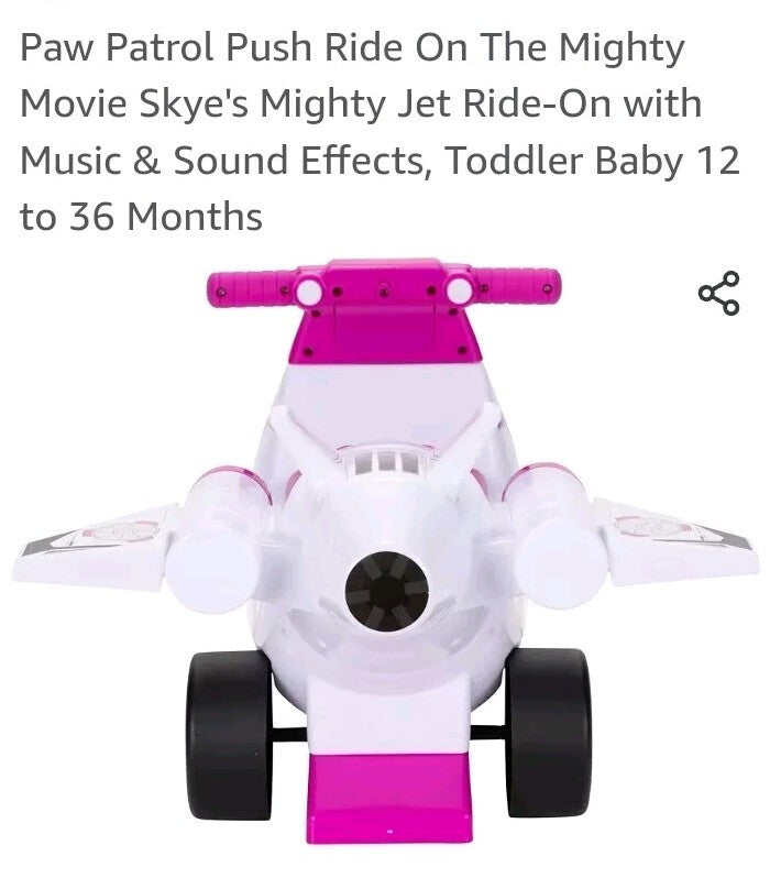 Skye Jet Ride-On Toy Vehicle for Kids Magic Cars 1