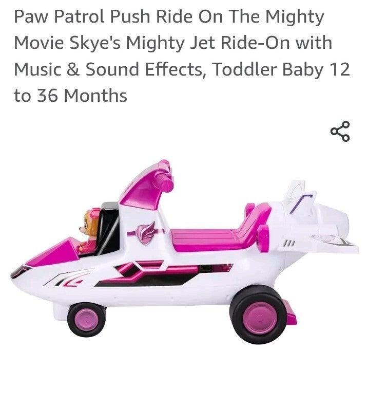 Skye Jet Ride-On Toy Vehicle for Kids Magic Cars Variant 0