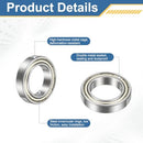 6804-Z Double Metal Shielded Deep Groove Ball Bearing 20mm x 32mm x 7mm (Pack of 10) Magic Cars 3