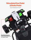 Dual-Mode Pedal and Electric Go-Kart for Kids Ages 2-12 High-Speed Outdoor Ride-On Toy Magic Cars 16