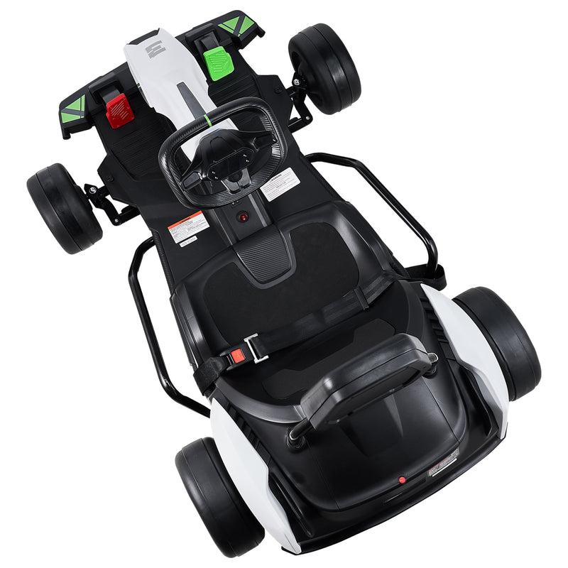 Dual-Mode Pedal and Electric Go-Kart for Kids Ages 2-12 High-Speed Outdoor Ride-On Toy Magic Cars 24