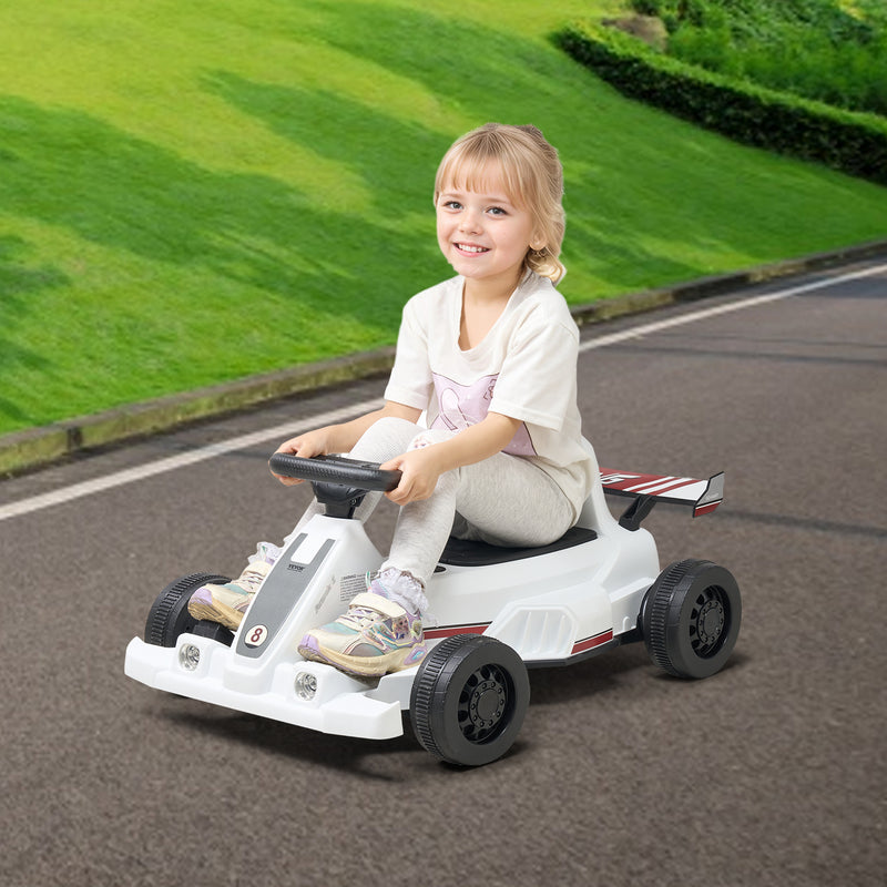 Dual-Mode Pedal and Electric Go-Kart for Kids Ages 2-12 High-Speed Outdoor Ride-On Toy Magic Cars 7
