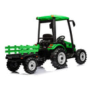 24V Pedal Tractor Ride-On Toy with Working Loader and Backhoe Digger for Kids Magic Cars 4