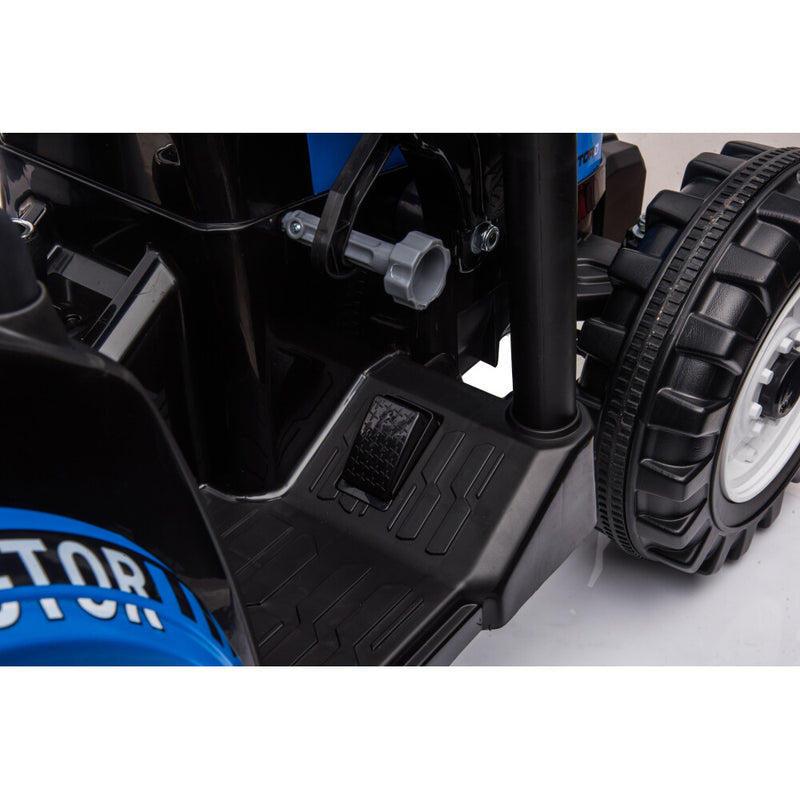 Kids' Pedal Tractor with Functional Loader and Backhoe Ride-On Toy Magic Cars 4