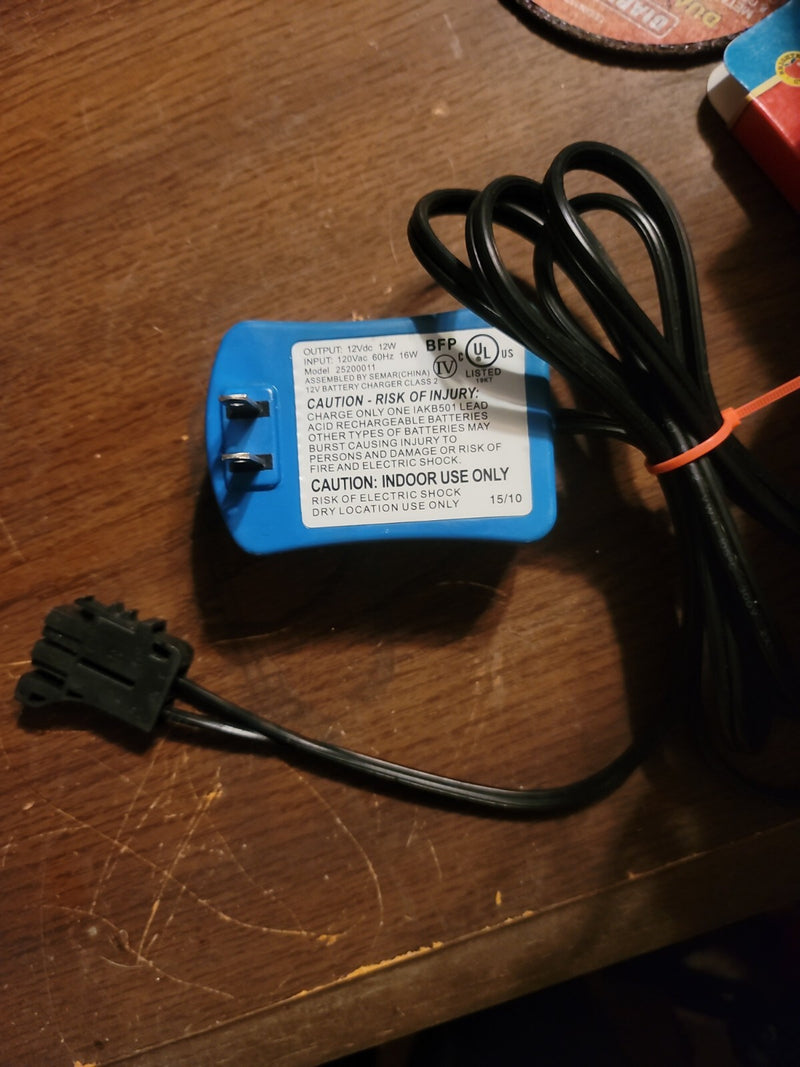 12 Volt Battery and Charger for Perego Model 25200011 Magic Cars 1