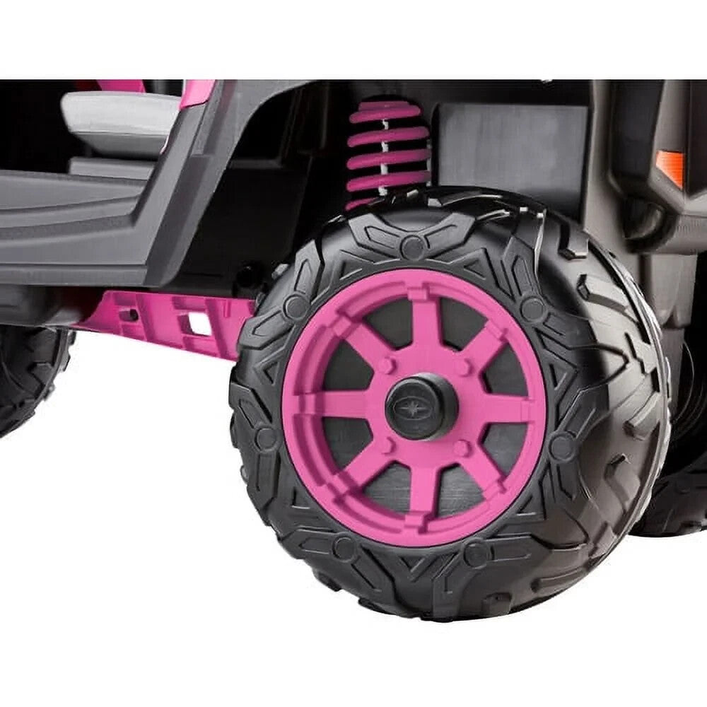 12V Polaris RZR 900 Pink Powered Ride-On Vehicle for Kids