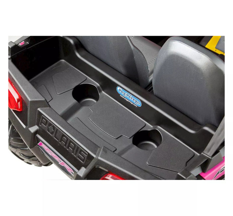Perego 12V Polaris RZR 900 Powered Pink Ride-On Vehicle Magic Cars 4
