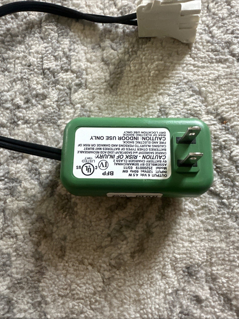 Peg Perego 6V Ride-On Battery Charger Genuine OEM Replacement Magic Cars 1