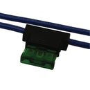 12 Volt Blue Battery Connector with Fuse for Gaucho, Gator, and Sportsman Models Magic Cars 2