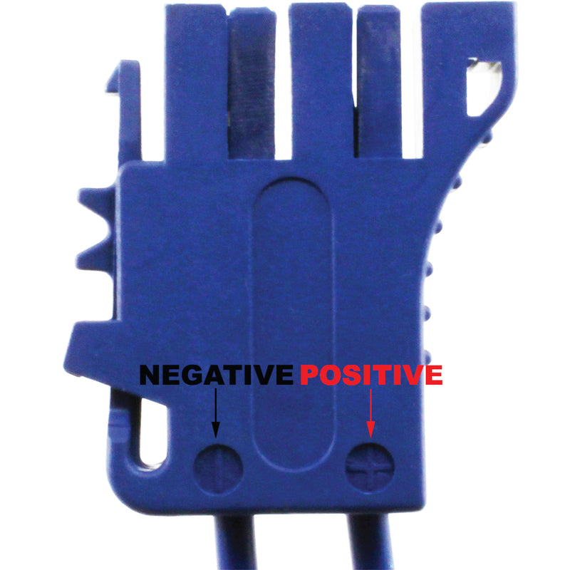 12 Volt Blue Battery Connector with Fuse for Gaucho Gator Sportsman Vehicles Magic Cars 1