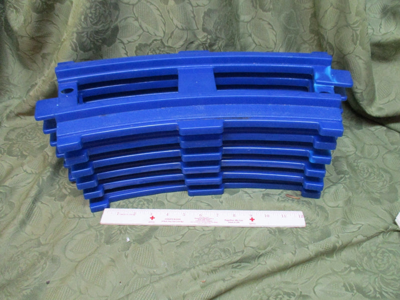 6 Replacement Blue Plastic Track Connectors for Peg Perego Thomas Ride-On Train Magic Cars Variant 0