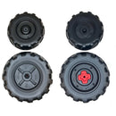 Peg Perego IAKB0546 12V Black Ride-on Tractor Wheel Set Magic Cars Variant 0