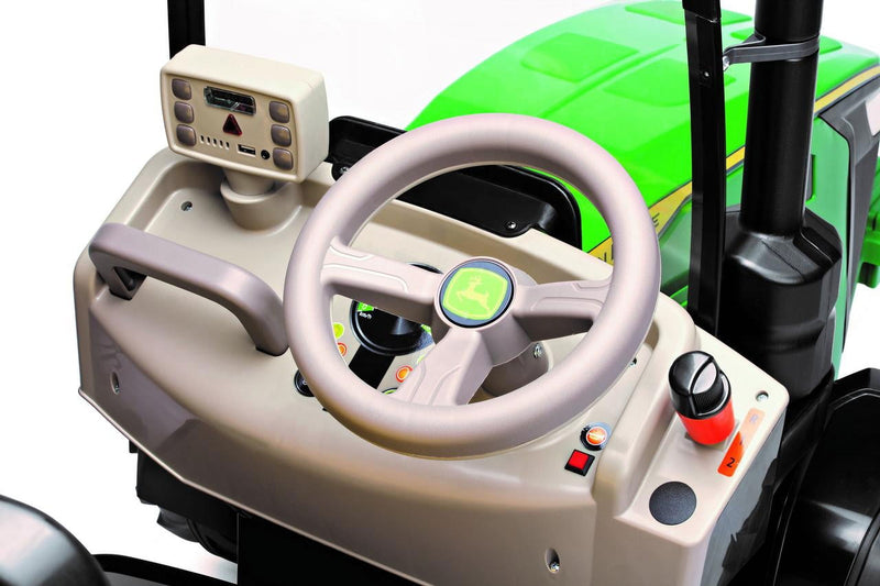 12-Volt Dual Force Ride-On Toy Tractor with 2-Speed Control Magic Cars 10