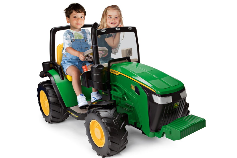 12-Volt Dual Force Ride-On Toy Tractor with 2-Speed Control Magic Cars 1