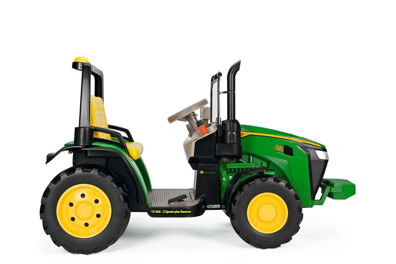12-Volt Dual Force Ride-On Toy Tractor with 2-Speed Control Magic Cars 8