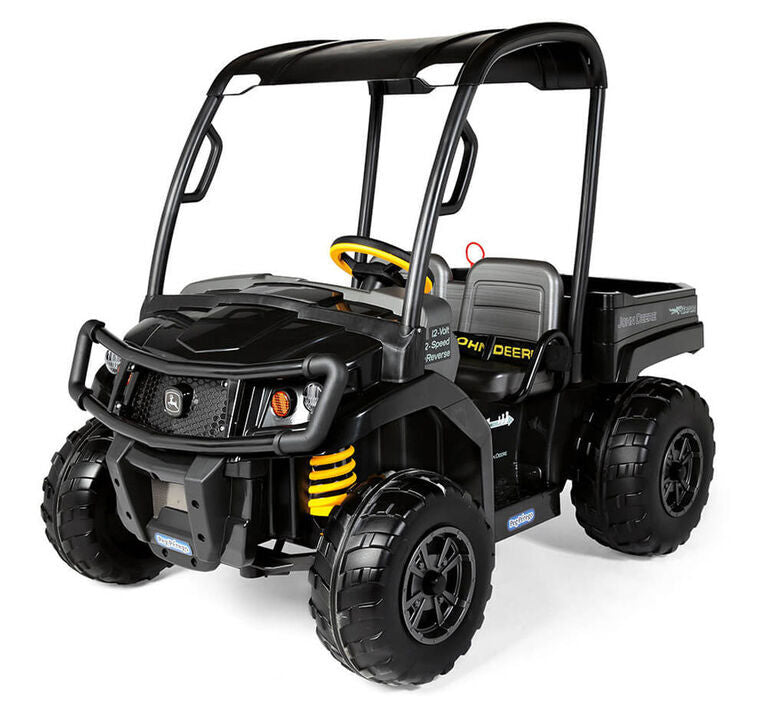 12-Volt Battery-Powered John Deere Gator XUV Ride-On in Midnight Black Magic Cars 6