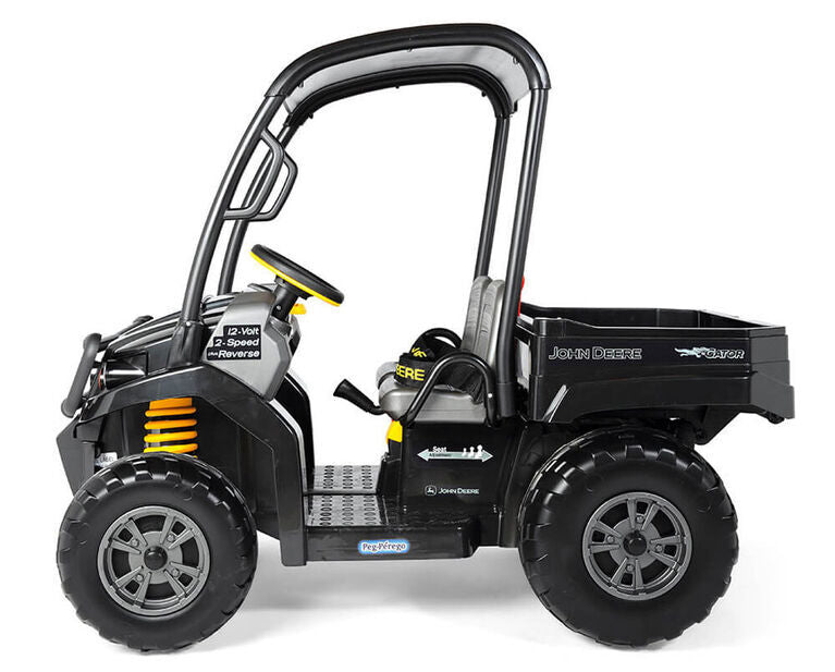 12-Volt Battery-Powered John Deere Gator XUV Ride-On in Midnight Black Magic Cars 7