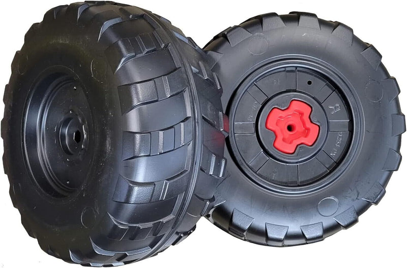 Rear Wheel Replacement Set (2 Wheels) for John Deere Gator XUV by Peg Perego Part IAKB0530 Magic Cars 1