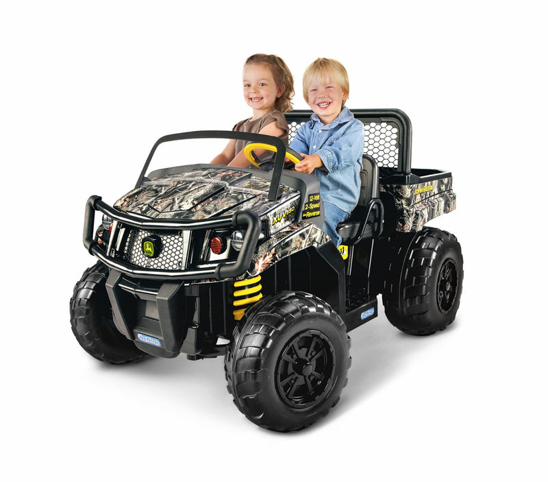 Rear Wheel Replacement Set (2 Wheels) for John Deere Gator XUV by Peg Perego Part IAKB0530 Magic Cars 4