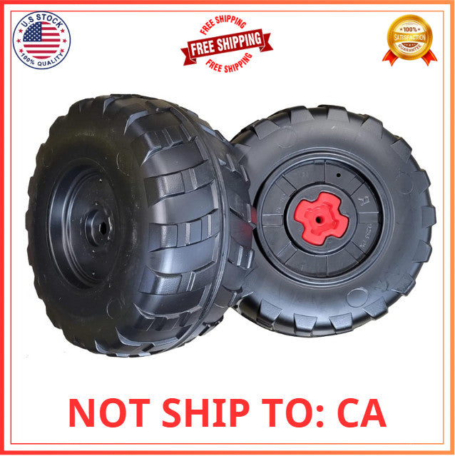 Rear Replacement Wheels for John Deere Gator XUV Ride-On Toy Magic Cars 0