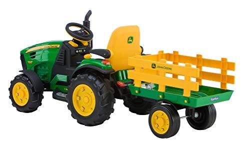 Ride-On John Deere Ground Force Tractor with Trailer by Peg Perego Magic Cars 2