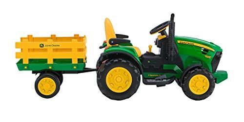 Ride-On John Deere Ground Force Tractor with Trailer by Peg Perego Magic Cars 3