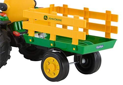 Ride-On John Deere Ground Force Tractor with Trailer by Peg Perego Magic Cars 5