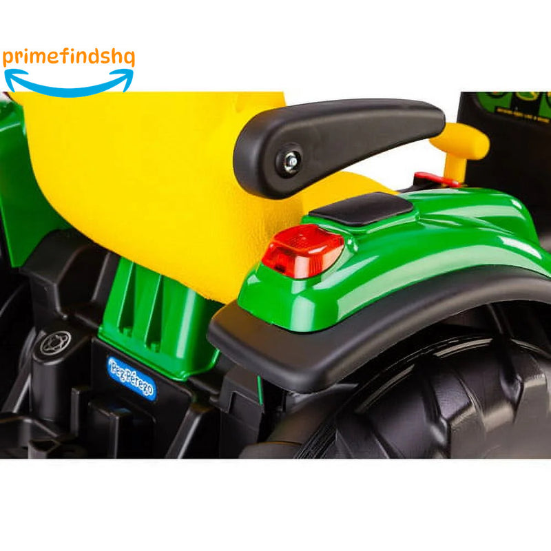 12-Volt Battery-Powered John Deere Ground Loader Ride-On Tractor Toy Magic Cars 7
