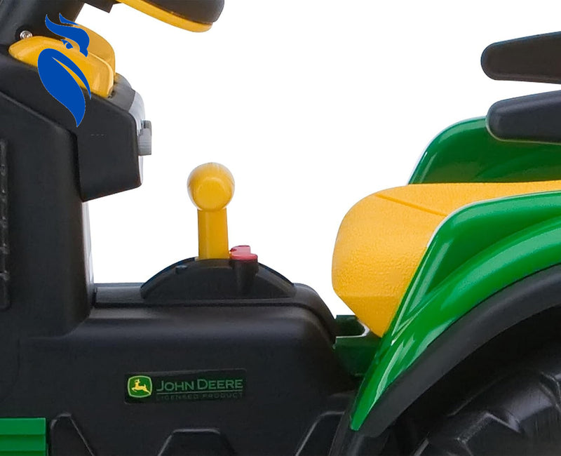 12-Volt Battery-Powered Ride-On John Deere Ground Loader Tractor Magic Cars 5