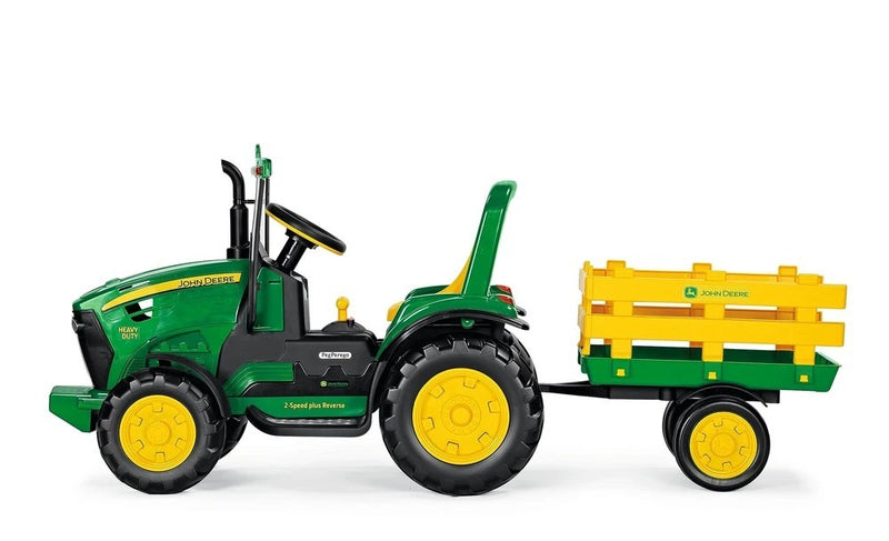 12-Volt John Deere Heavy-Duty Ride-On Tractor by Peg Perego Magic Cars 1