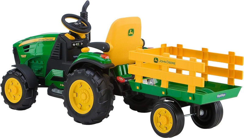 12-Volt Multi-Speed Ride-On Ground Force Tractor with Trailer Magic Cars 7