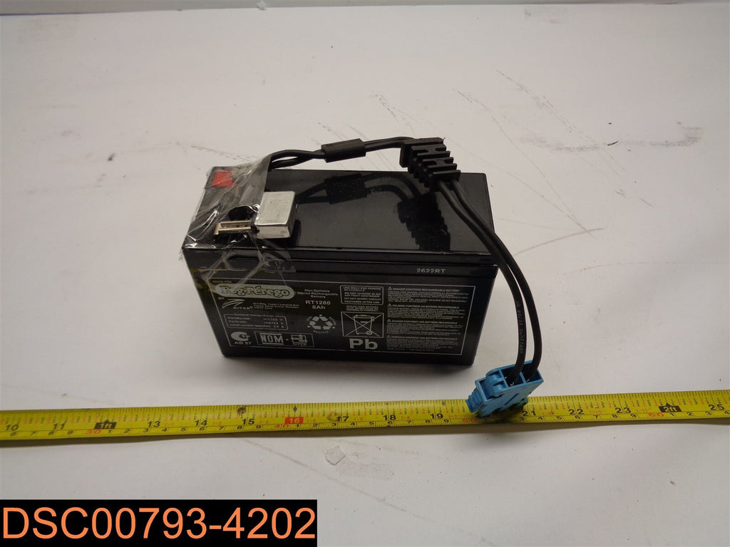 12 Volt 8AH Rechargeable Battery for Ride-On Toys RT1280 Free Warranty 1 Year / Add 2nd Custom License Plate
