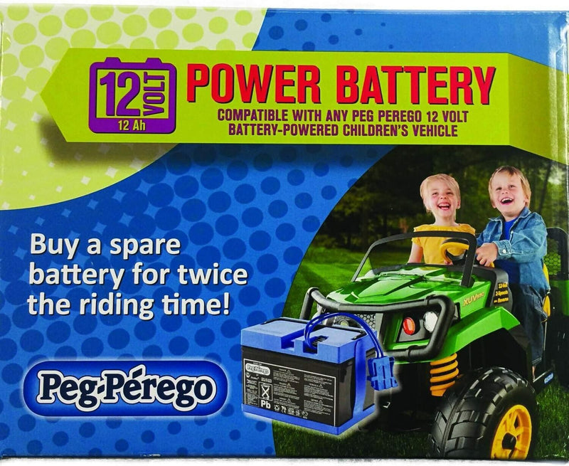 12V Replacement Battery Compatible with Peg Perego Ride-On Toys Magic Cars 2