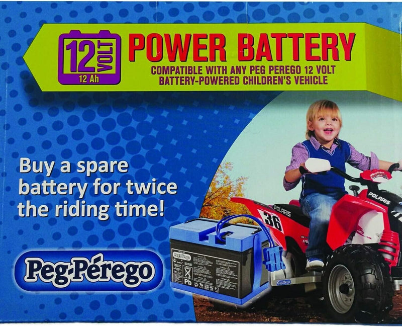 replacement battery for peg perego 12V Replacement Battery Compatible with Peg Perego Ride-On Toys