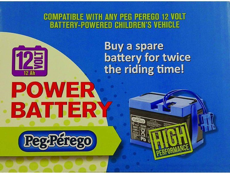 12V Replacement Battery Compatible with Peg Perego Ride-On Toys Magic Cars 5