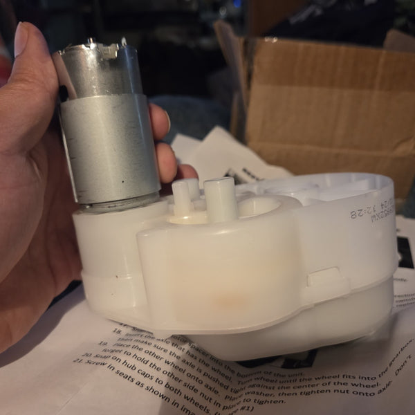 peg perego official rzr/gator 12v motor gearbox replacement kit white Perego Official RZR 900