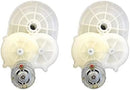 Peg Perego 12V Motor Gearbox Replacement Kit for Rzr/Gator - White Magic Cars Variant 0