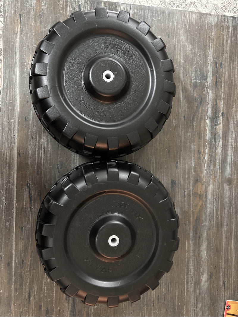 Polaris Outlaw Front Black Replacement Wheels for Ride-On Vehicle