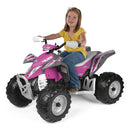 Pink Ride-On 12V Polaris Outlaw ATV with 2-Speed Power and Adjustable 2.5 or 5 MPH Speeds Magic Cars Variant 0