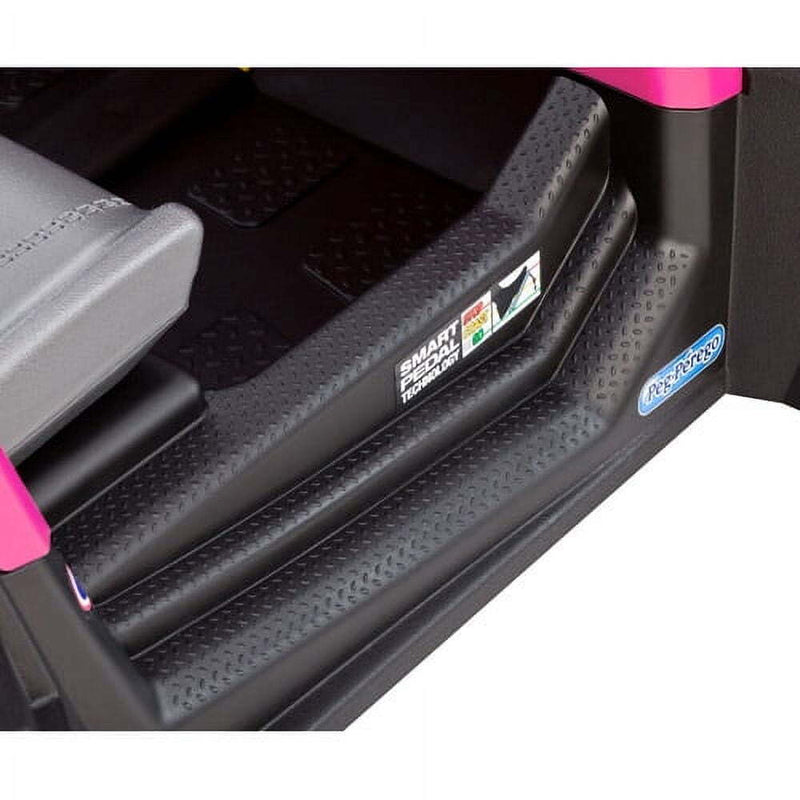 peg perego polaris ranger 12V Battery-Powered Polaris Ranger RZR 900 Ride-On Toy in Red or Pink Pink