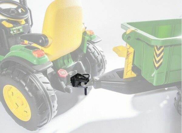 Ride-On Tractor Hitch Adapter Compatible with Peg Perego, Rolly Toys and John Deere Ground Force Magic Cars 1