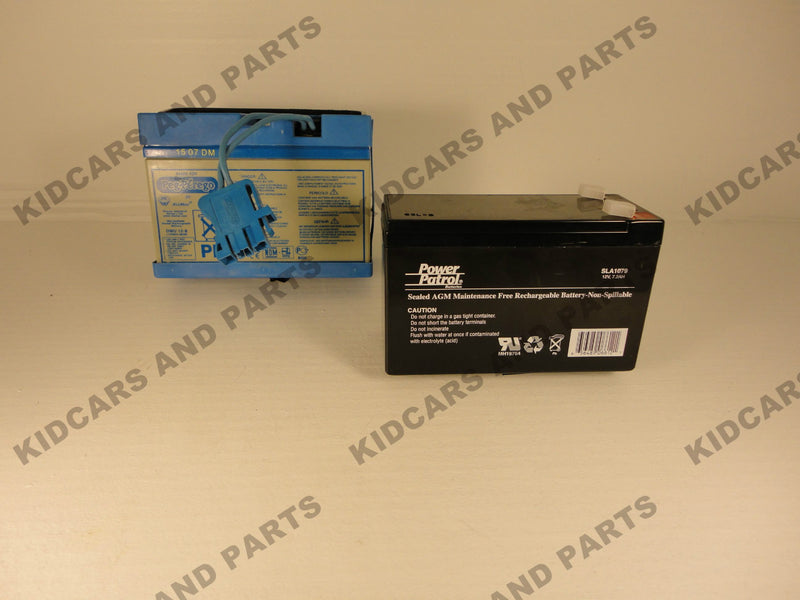 12V 8AH Slim Bare Replacement Battery for Peg-Perego Toys – No Wires or Plug Needed Magic Cars 2