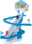 Musical Penguin Roller Coaster Race Track Playset Magic Cars 2